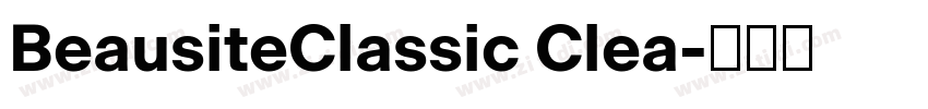 BeausiteClassic Clea字体转换 BeausiteClassic Clea字体转换